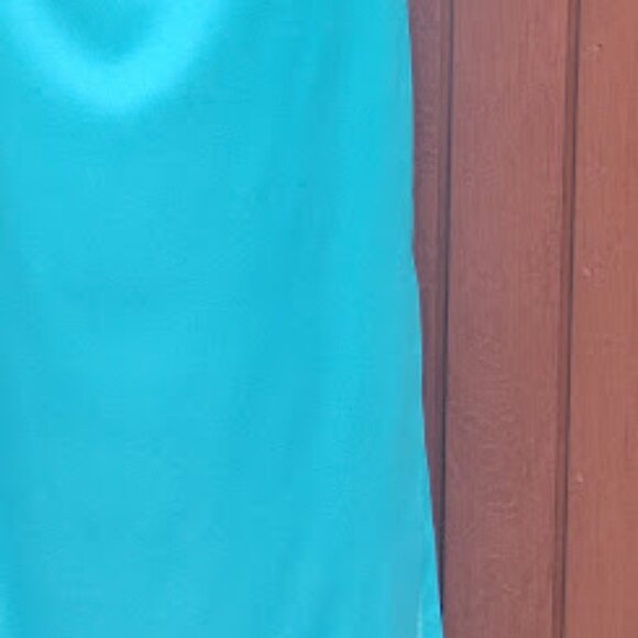 RAMPAGE | Vintage Y2k Icy Blue Strapless Double Side Slit Formal Prom Dress 11 - Picture 16 of 16